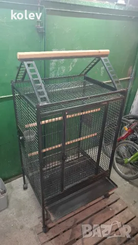 Клетка за папагал голяма, снимка 2 - Папагали - 56628474