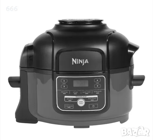 Мултикукър Ninja Foodi Mini 6in1 OP100EU, 4.7л, 1460W, 6 програми, функция за готвене под налягане.