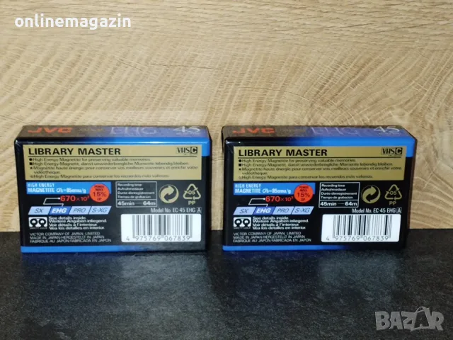 Компактни видеокасети Compact VHS JVC , снимка 2 - Други жанрове - 56629153