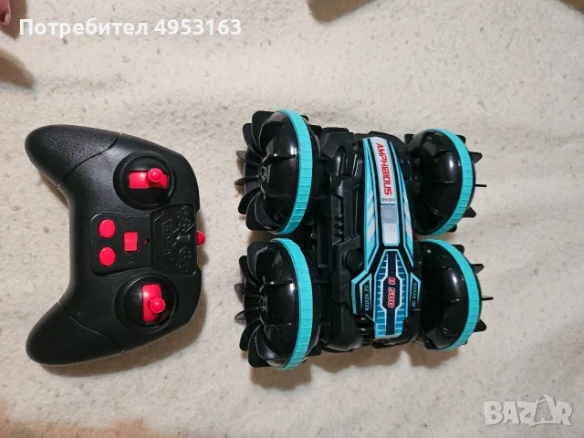  Детска RC Амфибийна кола 4×4, снимка 2 - Коли, камиони, мотори, писти - 56641388