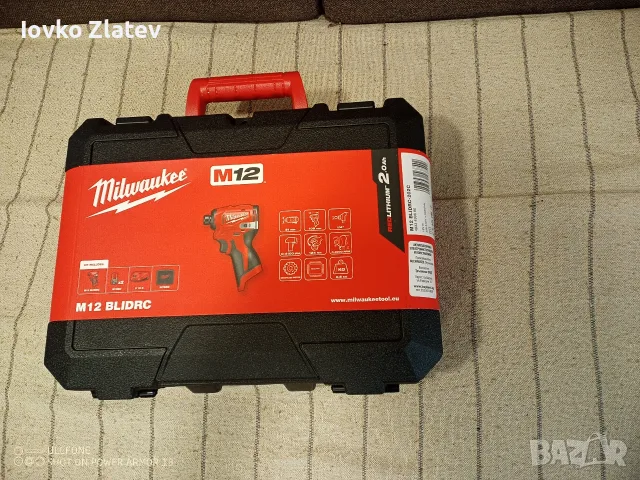 Milwaukee 12 v  ударен винтоверт импакт , снимка 4 - Други стоки за дома - 56572907