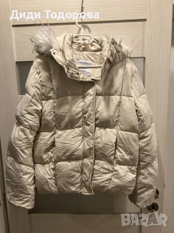 Дамско зимно яке Bershka (размер L), снимка 2 - Якета - 56732978