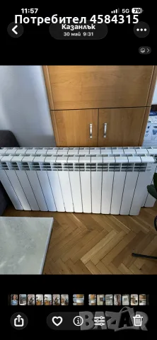Продавам алуминиеви радиатори, снимка 2 - Строителни материали - 56595041