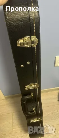 Черен Куфар за китара Gibson USA, снимка 2 - Китари - 56644187