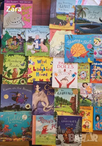 26 броя английски книги на Julia Donaldson + 14 на други автори