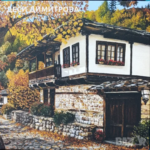 Репродукция на картина "Шепотът на листата"