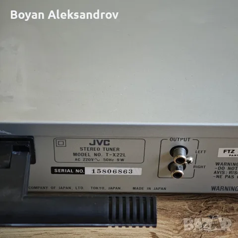 Тунер JVC T-X22L, снимка 8 - Ресийвъри, усилватели, смесителни пултове - 56261630
