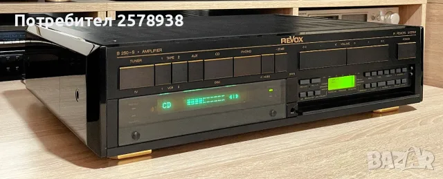 REVOX B 250 S - Не различим от нов !, снимка 4 - Ресийвъри, усилватели, смесителни пултове - 56588439