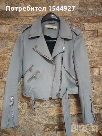 Zara,велурено яке,S, снимка 2 - Якета - 56706338