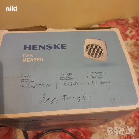 вентилаторана печка, духалка. NEHSKE., снимка 4 - Вентилатори - 56710878