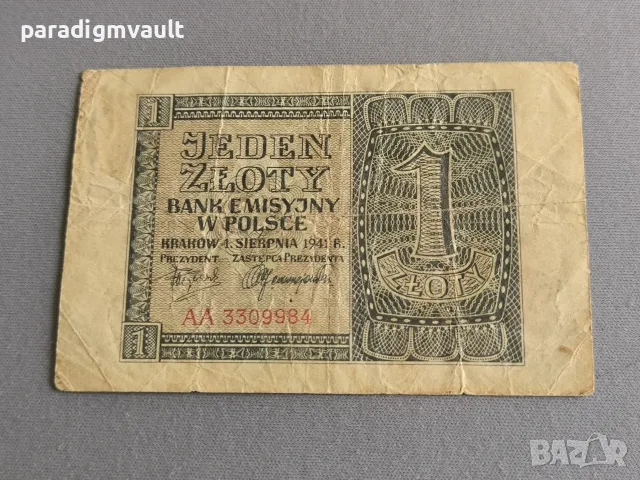 Банкнота - Полша - 1 злота | 1941г.