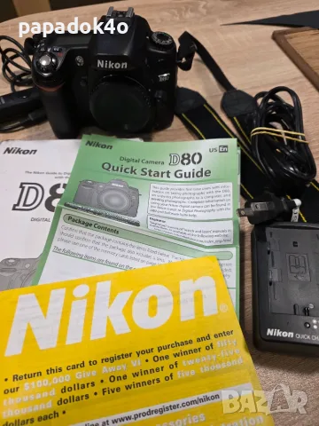 Фотоапарат Nikon D80, снимка 6 - Фотоапарати - 56748065