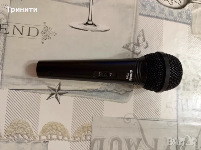 SHURE C608 cardiod dynamic unidirectional микрофон, снимка 3 - Микрофони - 56584009