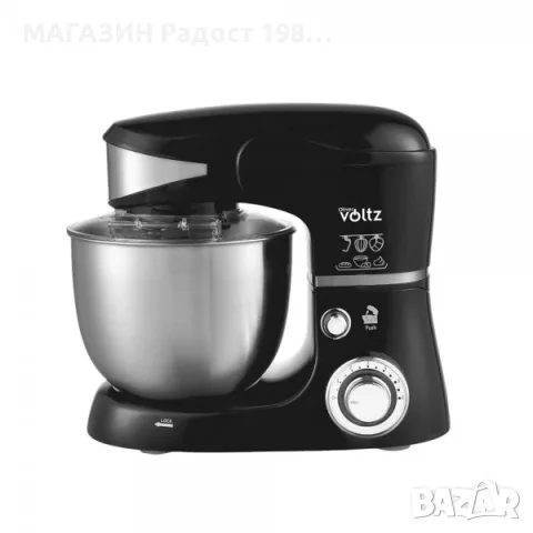 Планетарен миксер Oliver Voltz OV51115G - 5 л, 3 бъркалки, 6 скорости