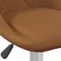 vidaXL Бар табуретки, 2 бр, кафяви, кадифе, снимка 7