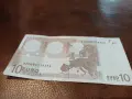 Рядка бнкнота 10 евро 2002 г, снимка 1