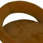 vidaXL Бар табуретки, 2 бр, кафяви, кадифе, снимка 7