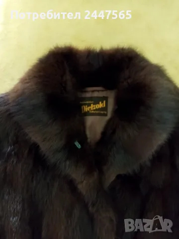 Кожено палто от норка , снимка 6 - Палта, манта - 56024381