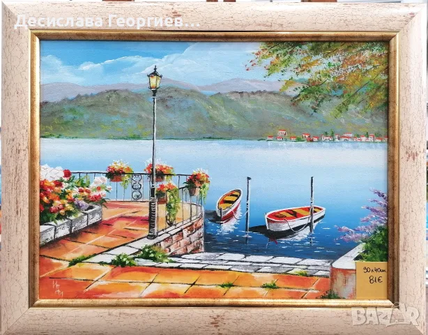 картини с маслени бои - 3бр., снимка 2 - Картини - 56592422