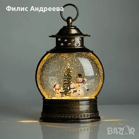 Коледен снежен глобус, снимка 3 - Декорация за дома - 56554574