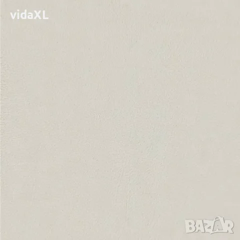 vidaXL Релаксиращ стол, кремавобял, кадифе, снимка 7 - Столове - 56146821