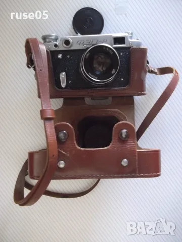 Фотоапарат "ФЕД-2" с обектив "И-61Л/Д" и кожен калъф работещ