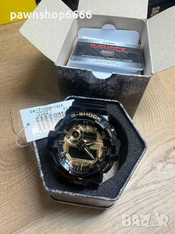 Часовник Casio G-Shock GA-710GB, снимка 2 - Мъжки - 56737224