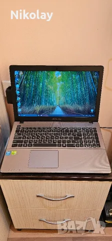 Лаптоп ASUS K550L (15.6") / Intel i7 / 12GB RAM / 240GB SSD + мишка и подложка за охлаждане 