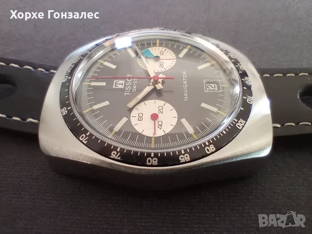 Tissot Navigator chronograph 1970' Valjoux 7734, снимка 6 - Мъжки - 56721258