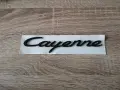 Порше Porsche Cayenne черен надпис емблема, снимка 1