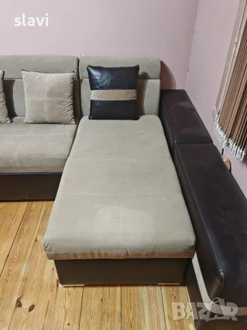 Ъглов диван 230/180, снимка 4 - Дивани и мека мебел - 56584572