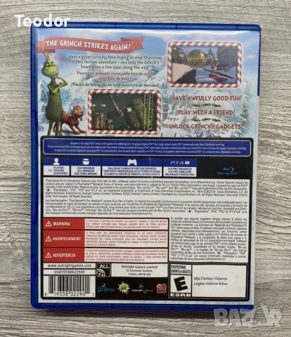 The Grinch Christmas Adventures ps4, снимка 2 - Игри за PlayStation - 56728531