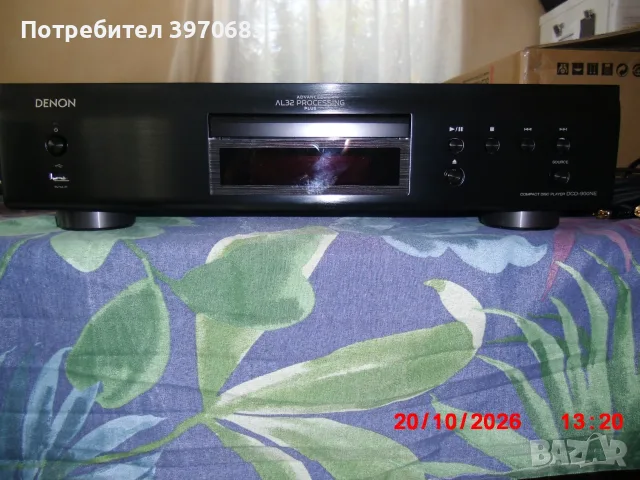 Denon DCD-900NE HiFi CD Player, CD Player, Hi-Res, Supports CD, CD-R/RW, MP3, WMA and USB, Black