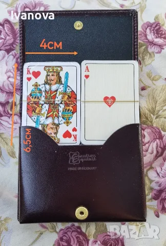 Ретро комплект мини карти за пасианс , снимка 2 - Карти за игра - 56581339