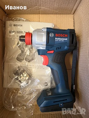 Безчетков импакт- гайковерт Bosch Professional GDX 18V-285 