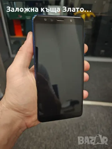 Смартфон Samsung Galaxy А-7 син, снимка 2 - Samsung - 56635589