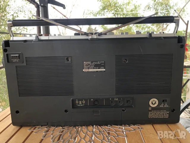 SHARP GF 9191 E -SILVER-радиокасетофон , снимка 12 - Радиокасетофони, транзистори - 56558786