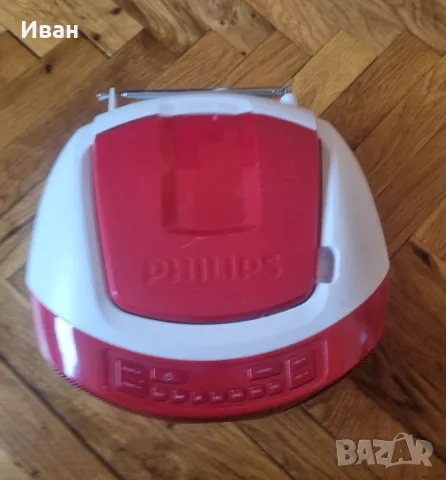  Радио cd Philips AZ215R/12, снимка 3 - Радиокасетофони, транзистори - 56741436