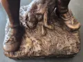 Голяма бронзова пластика по Огюст Моро, снимка 8