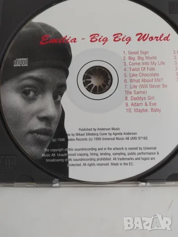 Emilia – Big Big World - матричен диск музика, снимка 2 - CD дискове - 56683710