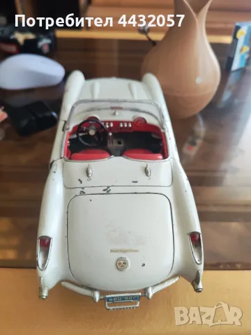 burago Chevrolet Corvette 1957, снимка 3 - Коли, камиони, мотори, писти - 56562781