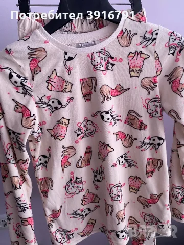 Комплект пижама с котки