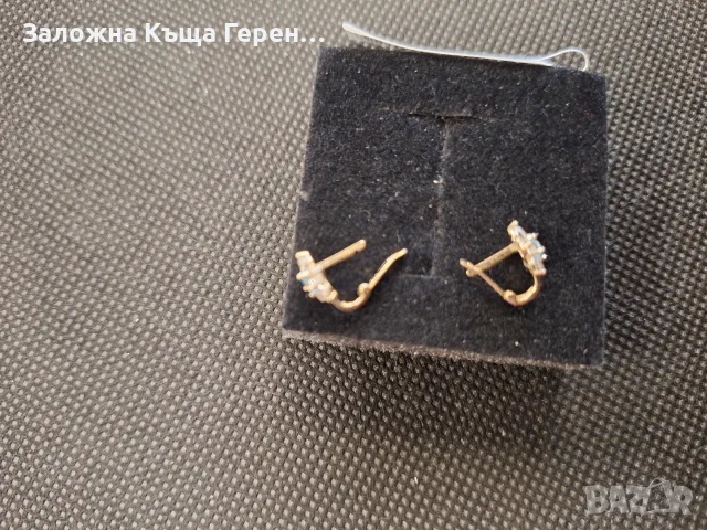 Детски златни обеци - 1,04 гр., снимка 3 - Обеци - 56578327
