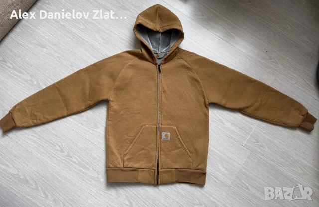 Carhartt WIP Car-Lux Hooded Thermo Sweatshirt | Размер S | Кафяв