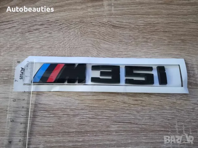 черна емблема BMW M35i, снимка 3 - Аксесоари и консумативи - 56581921