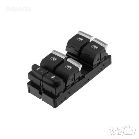 Бутон ключ за ел.стъкла, Audi A4, A5, Q5, Q7, RS4, RS5, Хром, двоен бутон