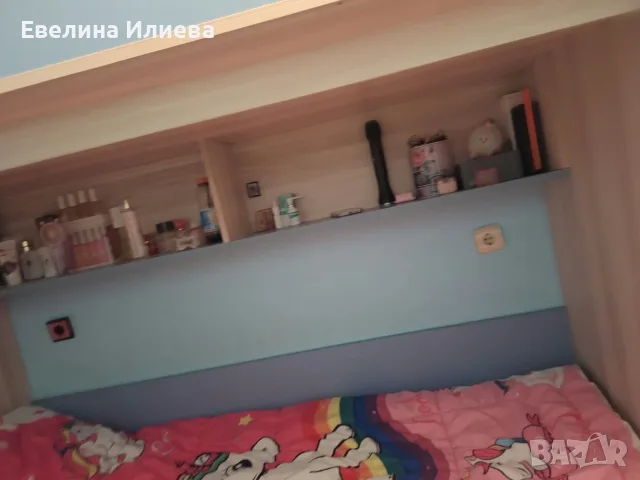 Двуетажно легло с ТВ ракла, снимка 5 - Спални и легла - 56683481