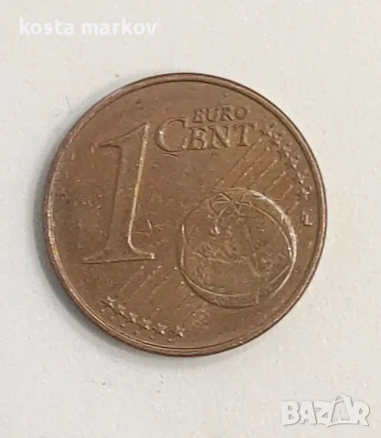 2002 АВСТРИЯ МОНЕТА ОТ 1 ЦЕНТ EIN EURO CENT, снимка 2 - Нумизматика и бонистика - 56630061