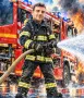 Карикатура за пожарникар🎁🚒, снимка 2