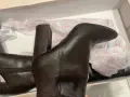 Кожени ботуши на ток, снимка 4